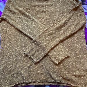 light brown/orange knitted shirt from forever 21